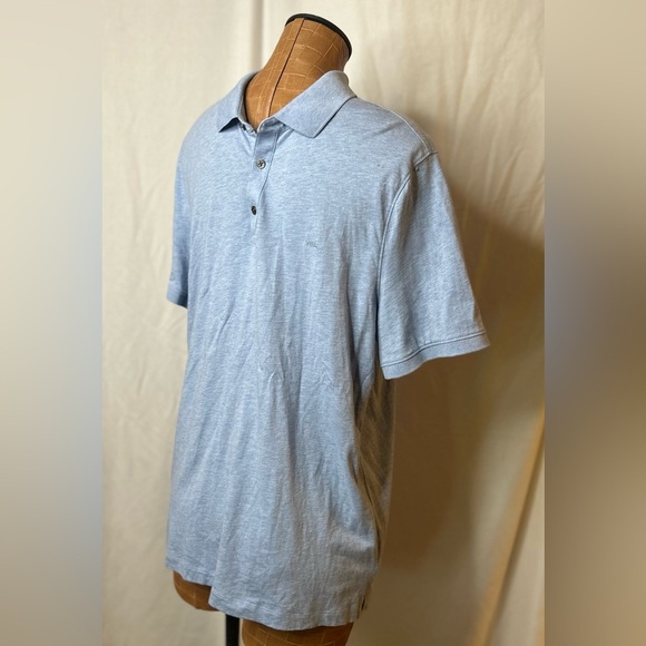 Michael Kors Blue Polo Shirt Soft Cotton Blend - Picture 1 of 10